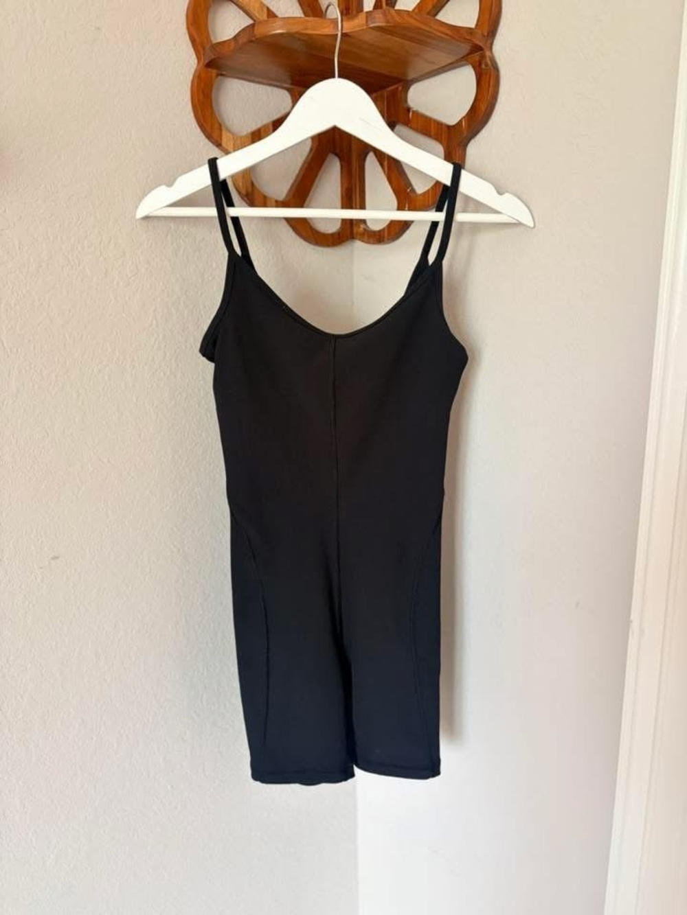 lululemon athletica Black Slim Slip Romper